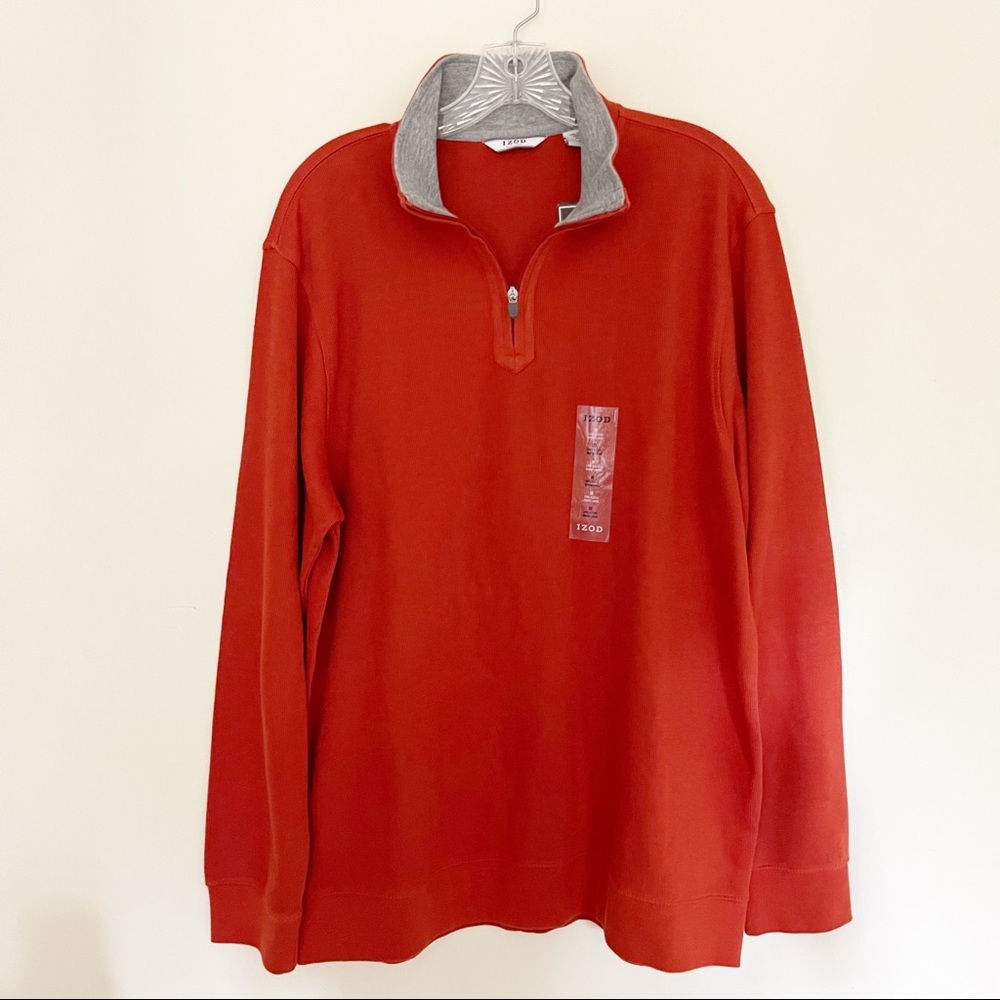 IZOD 1/4 Zip Pullover. NWT